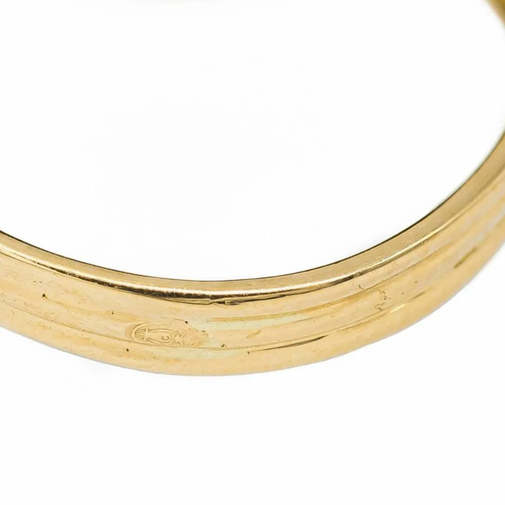 Bague Or Jaune Saphir