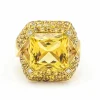 Bague Or jaune Saphir Diamants