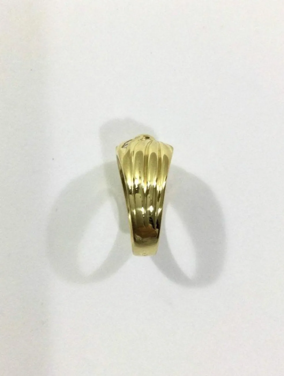 Bague Or jaune Saphir Diamants
