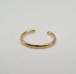 Bague or jaune sertie de diamants