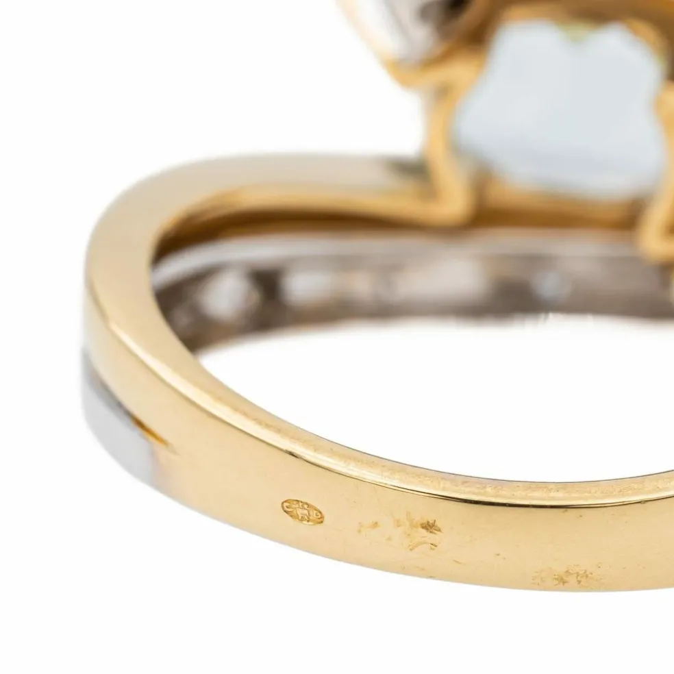 Bague Or jaune Topaze