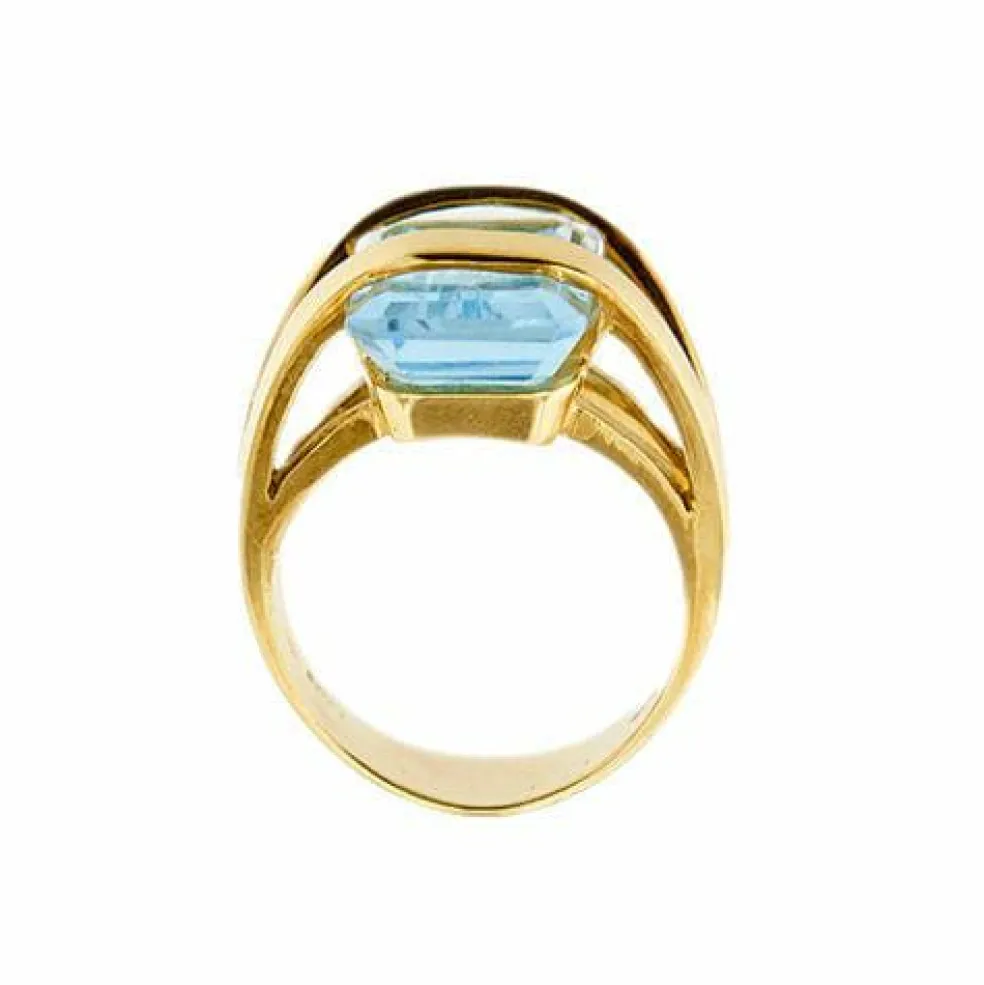 Bague Or Jaune Topaze
