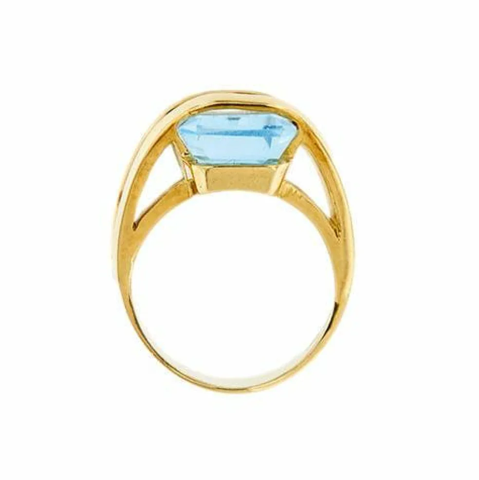 Bague Or Jaune Topaze