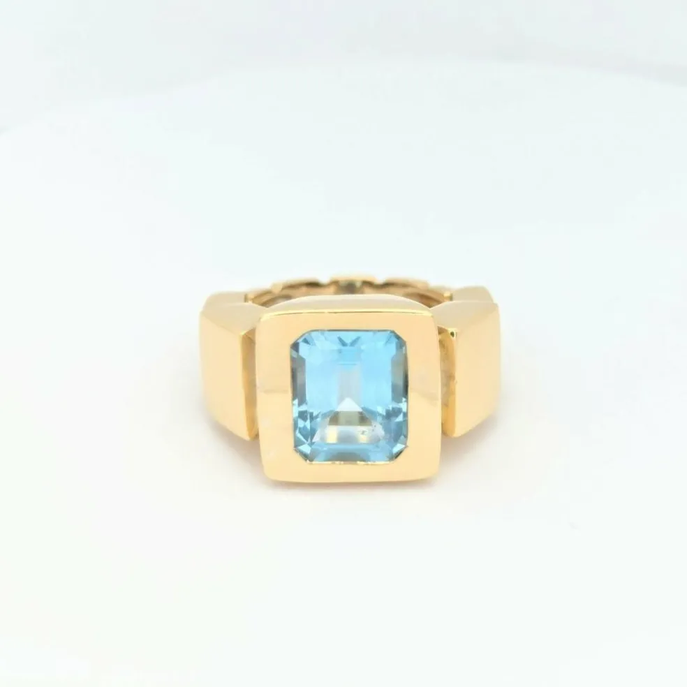 Bague Or jaune Topaze Didier Guérin