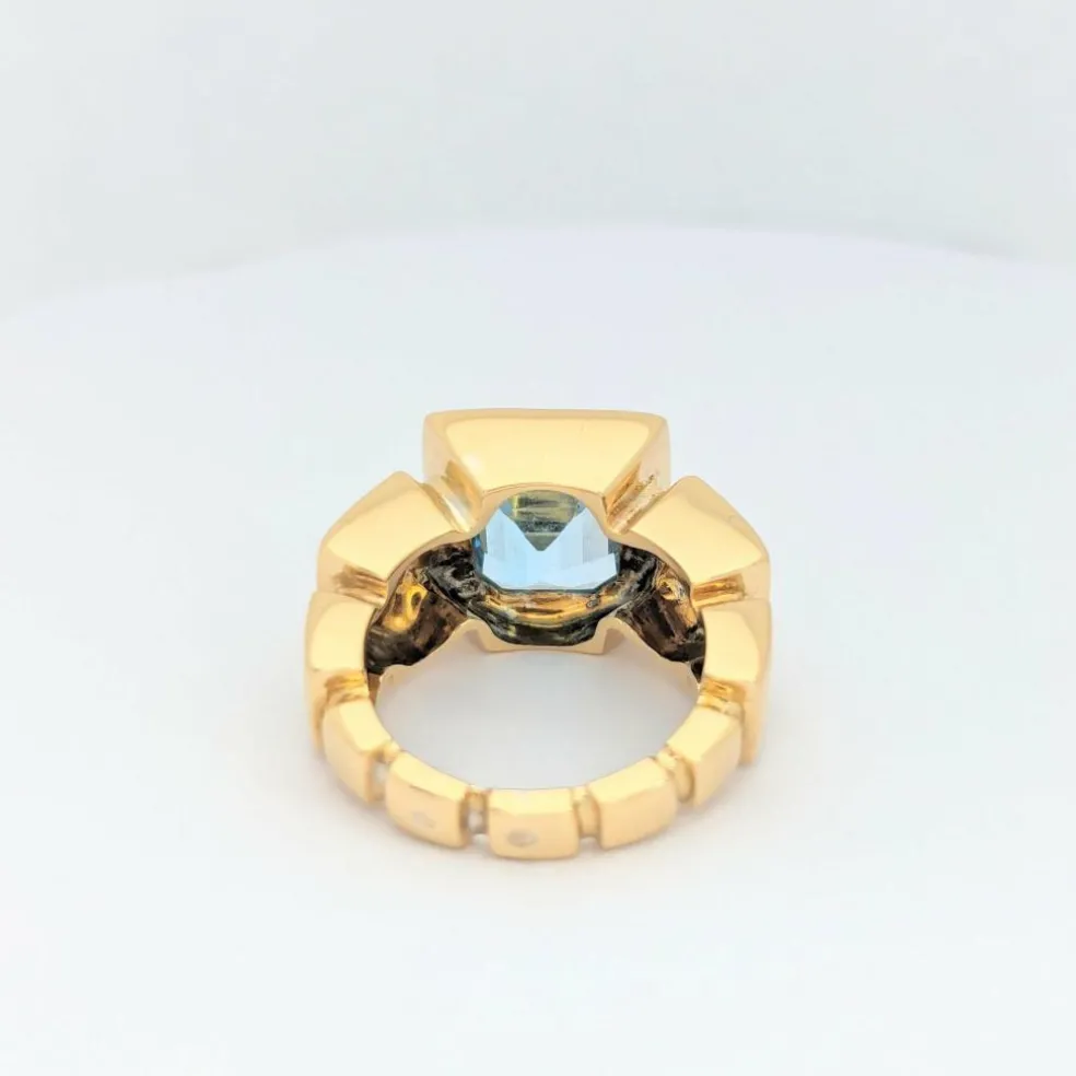 Bague Or jaune Topaze Didier Guérin