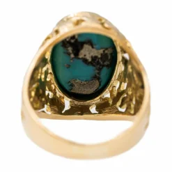 Bague Or jaune Turquoise