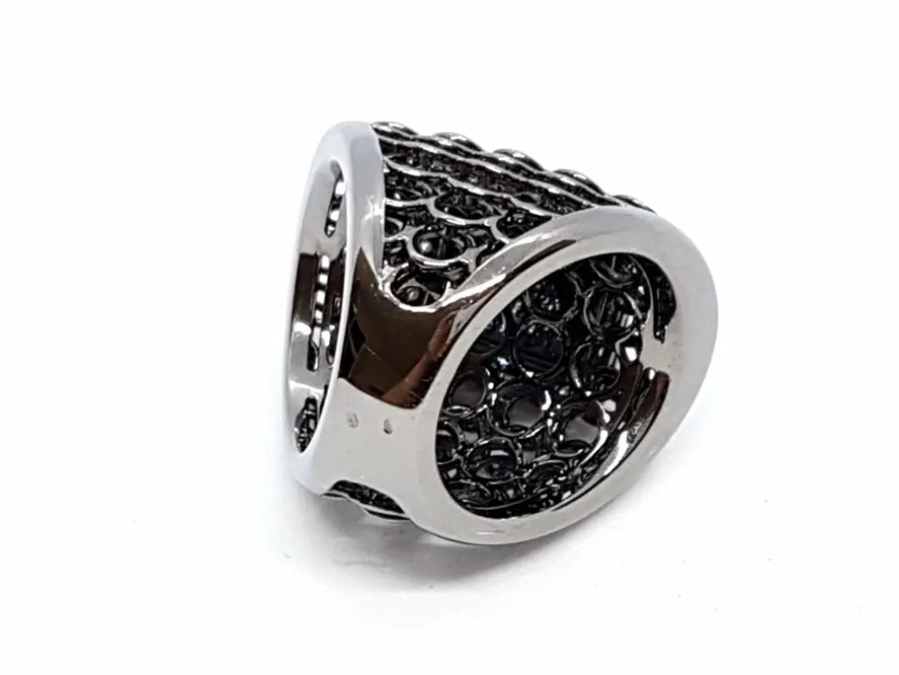Bague Or noir Diamant