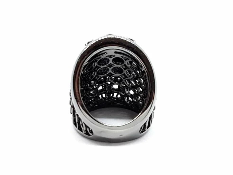 Bague Or noir Diamant