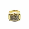 Bague or pavage 44 diamants