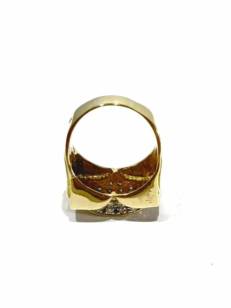 Bague or pavage 44 diamants