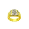 Bague Or Pavage Diamants