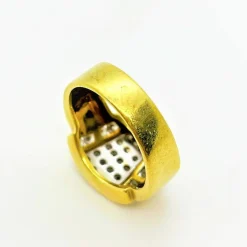 Bague Or Pavage Diamants