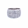 Bague Or pavée Diamants