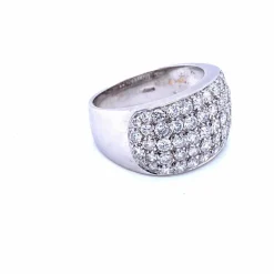 Bague Or pavée Diamants