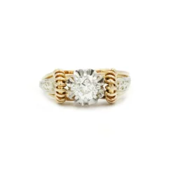 Bague Or, platine & Diamants