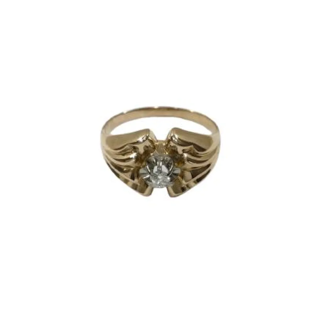 Bague Or Rose Diamant