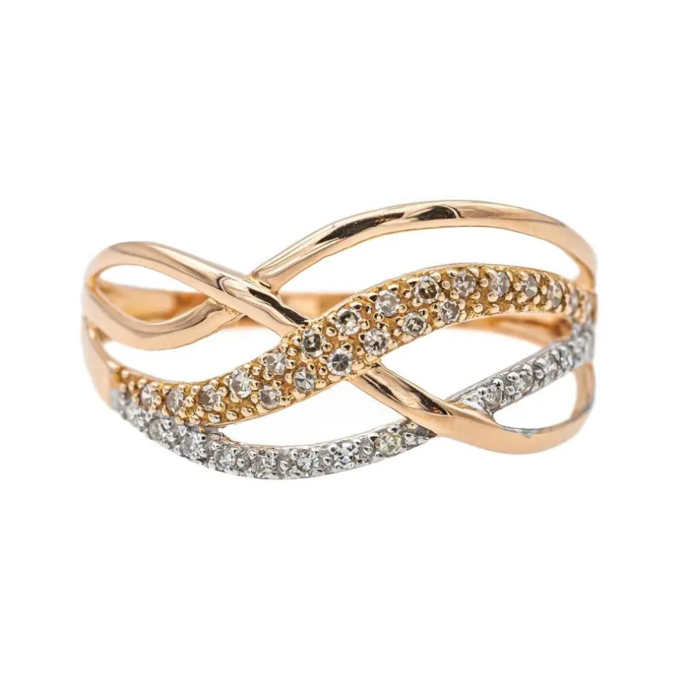 Bague Or rose Diamant