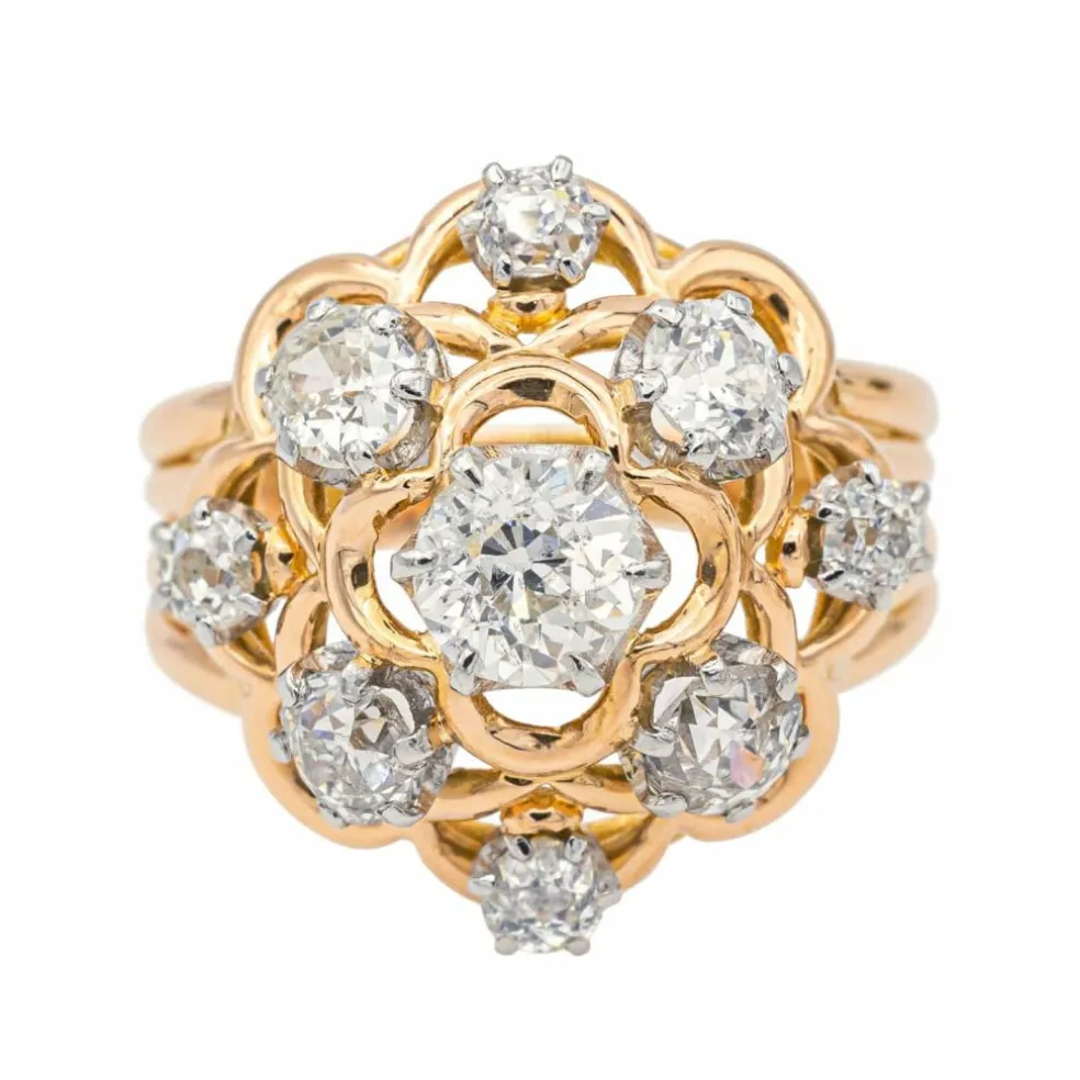 Bague Or rose Diamant