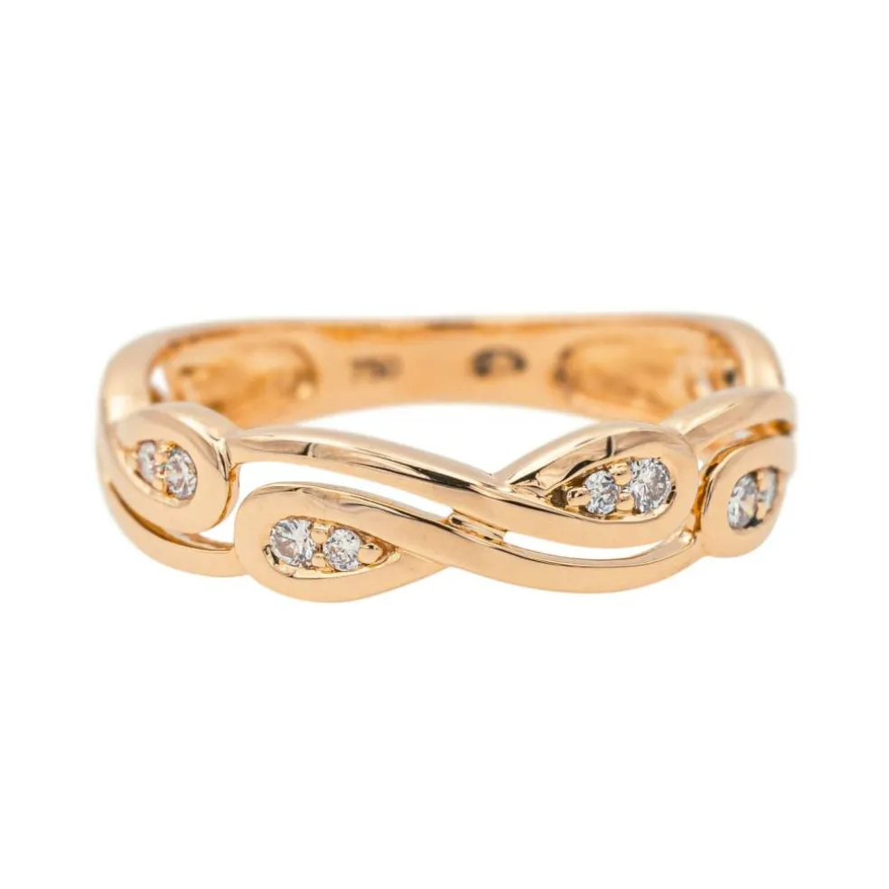 Bague Or rose Diamant