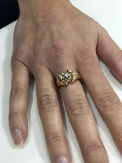 Bague Or Rose Diamant