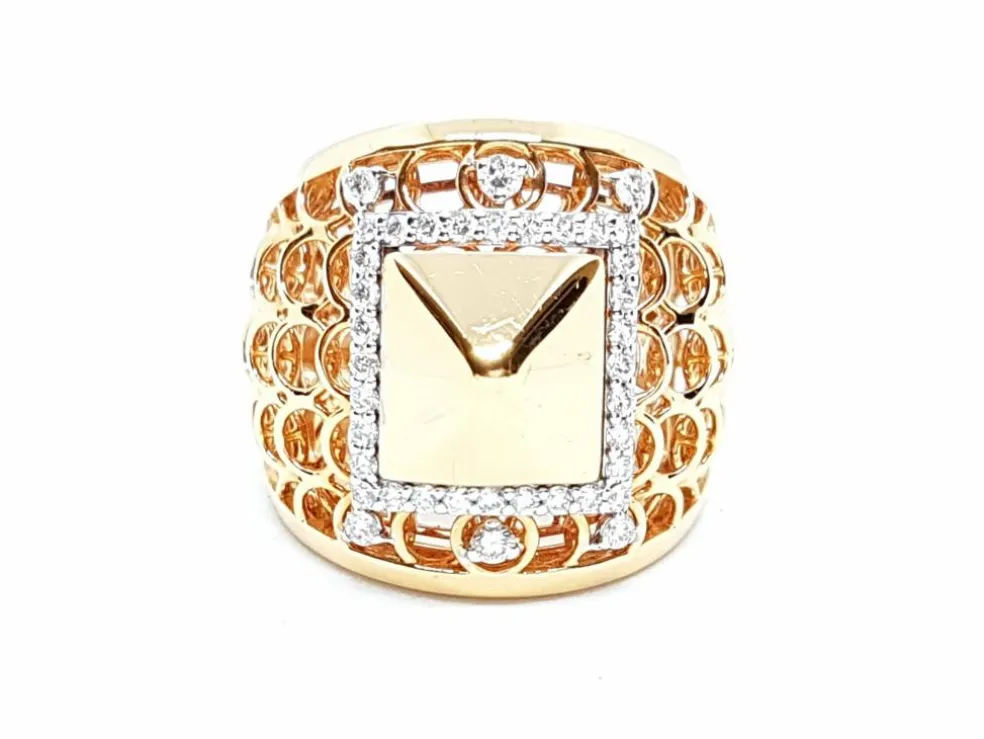 Bague Or rose Diamant