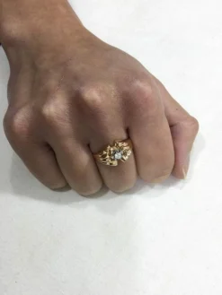 Bague Or Rose Diamant