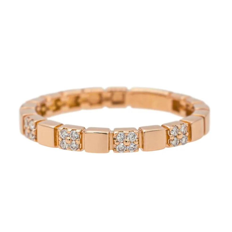 Bague Or rose Diamant