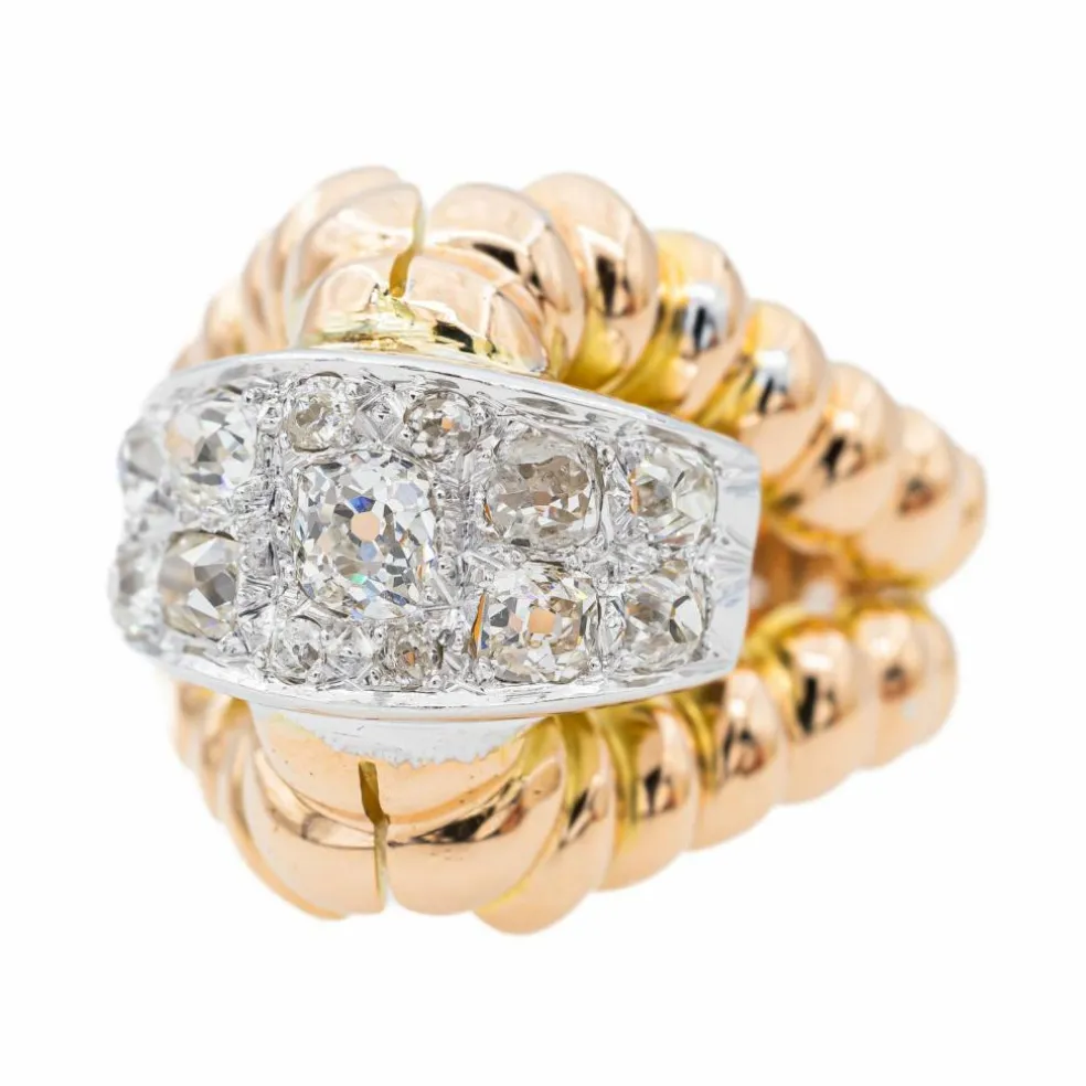 Bague Or rose Diamant
