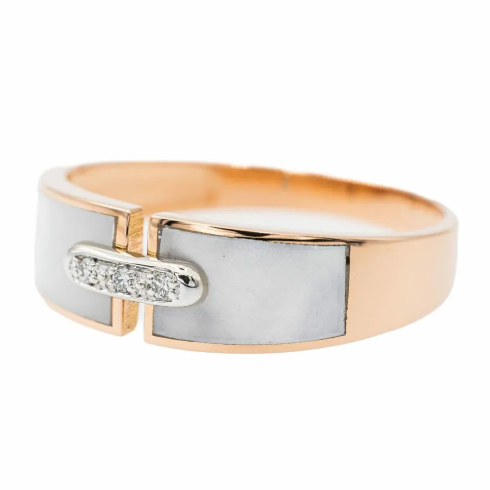 Bague Or rose Diamant