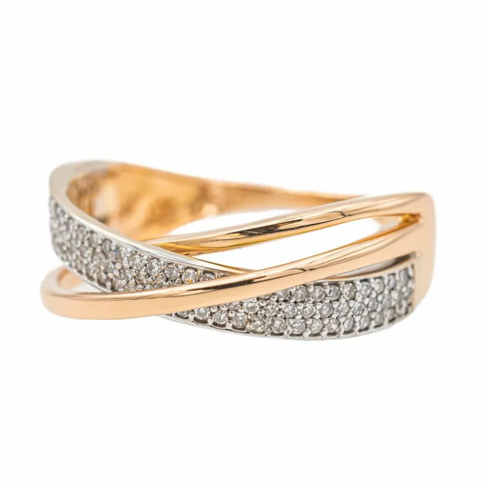 Bague Or rose Diamant