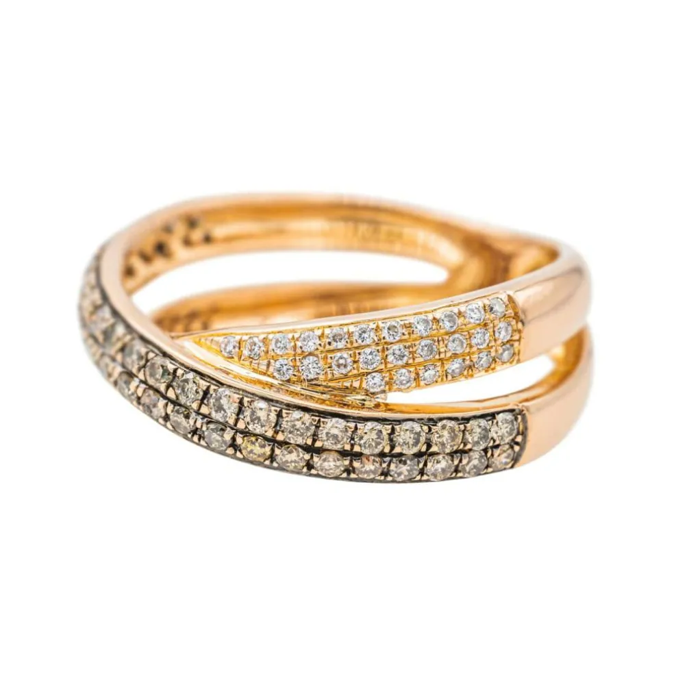 Bague Or rose Diamant