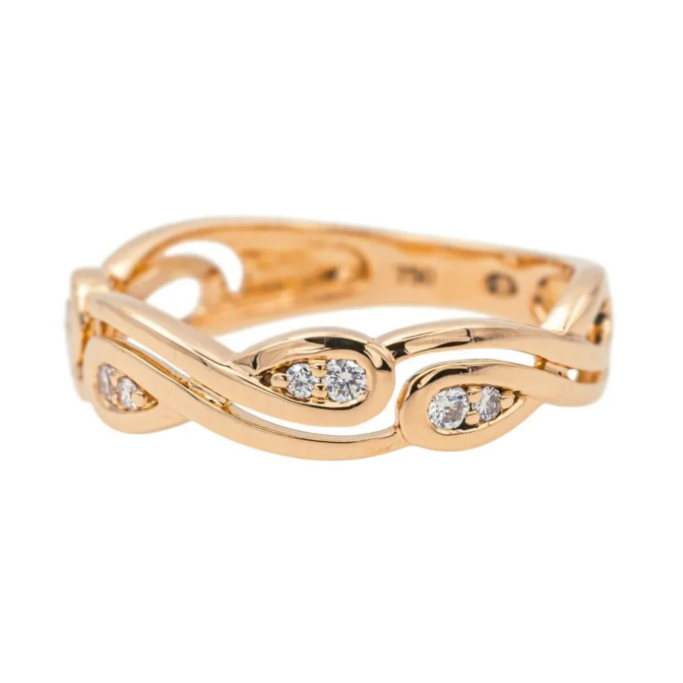 Bague Or rose Diamant