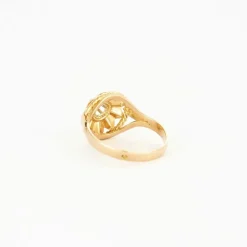 Bague or rose diamant