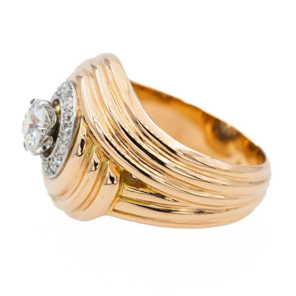 Bague Or rose Diamant