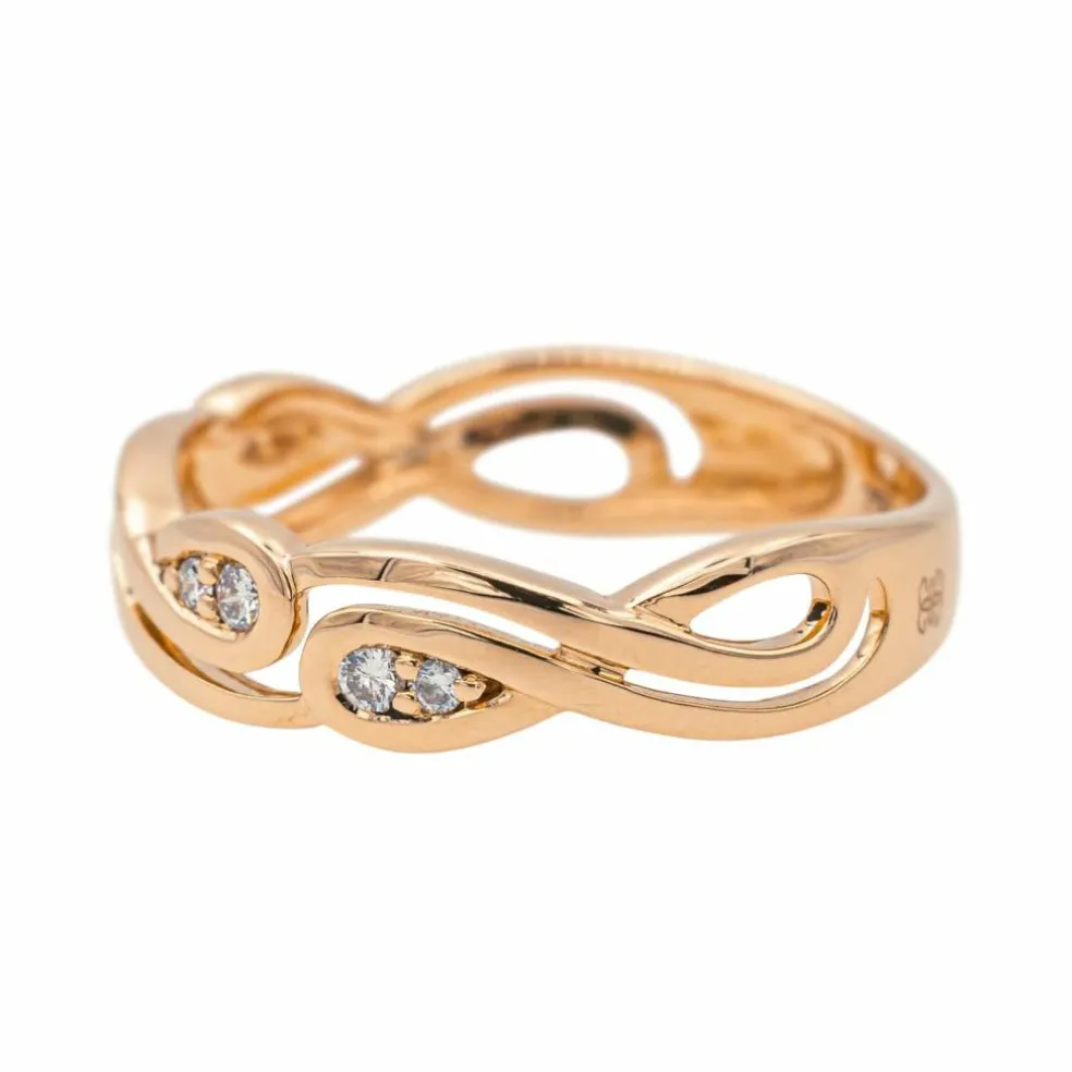 Bague Or rose Diamant