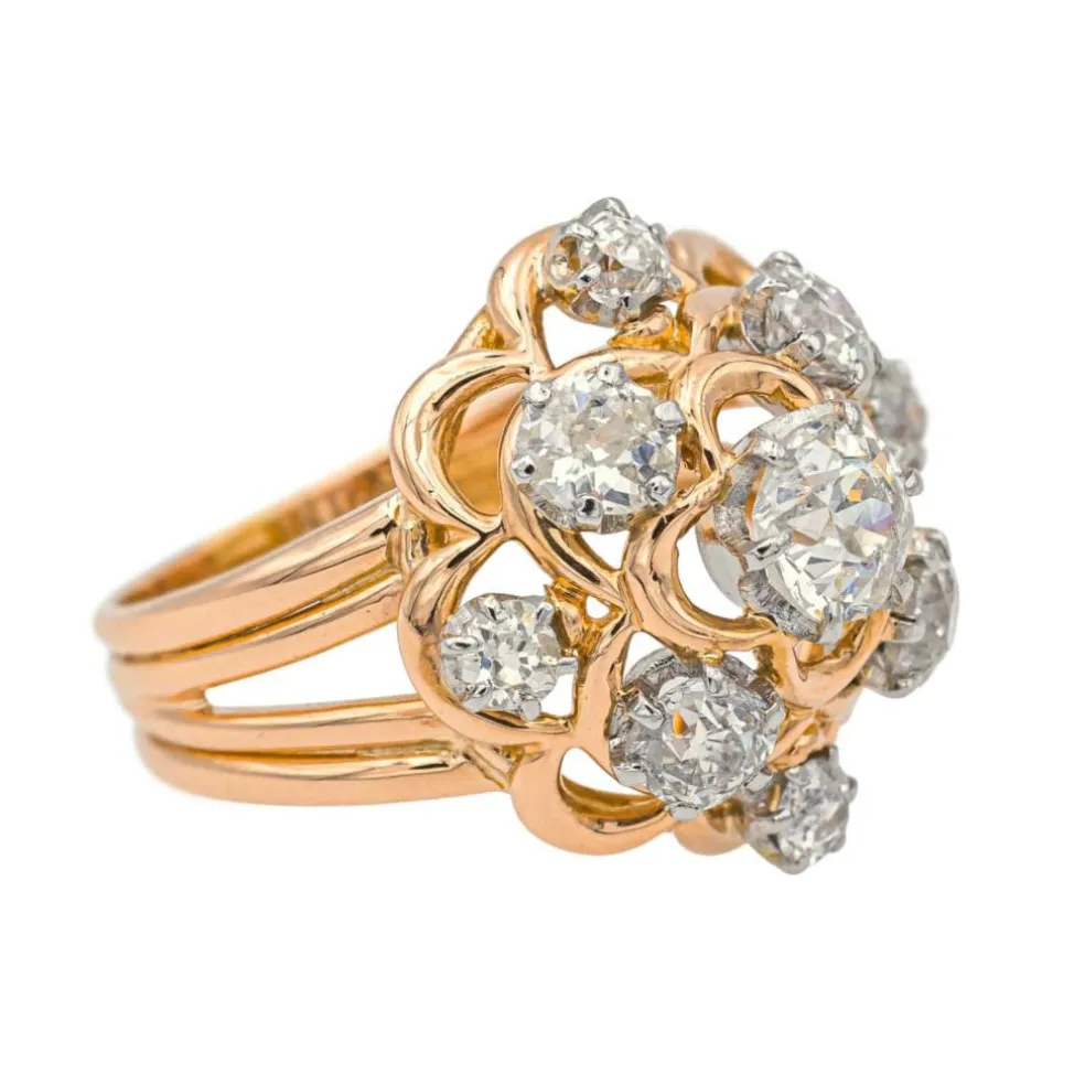 Bague Or rose Diamant