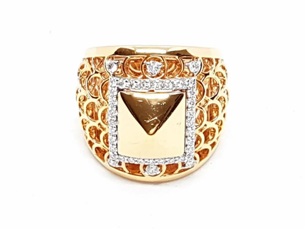 Bague Or rose Diamant