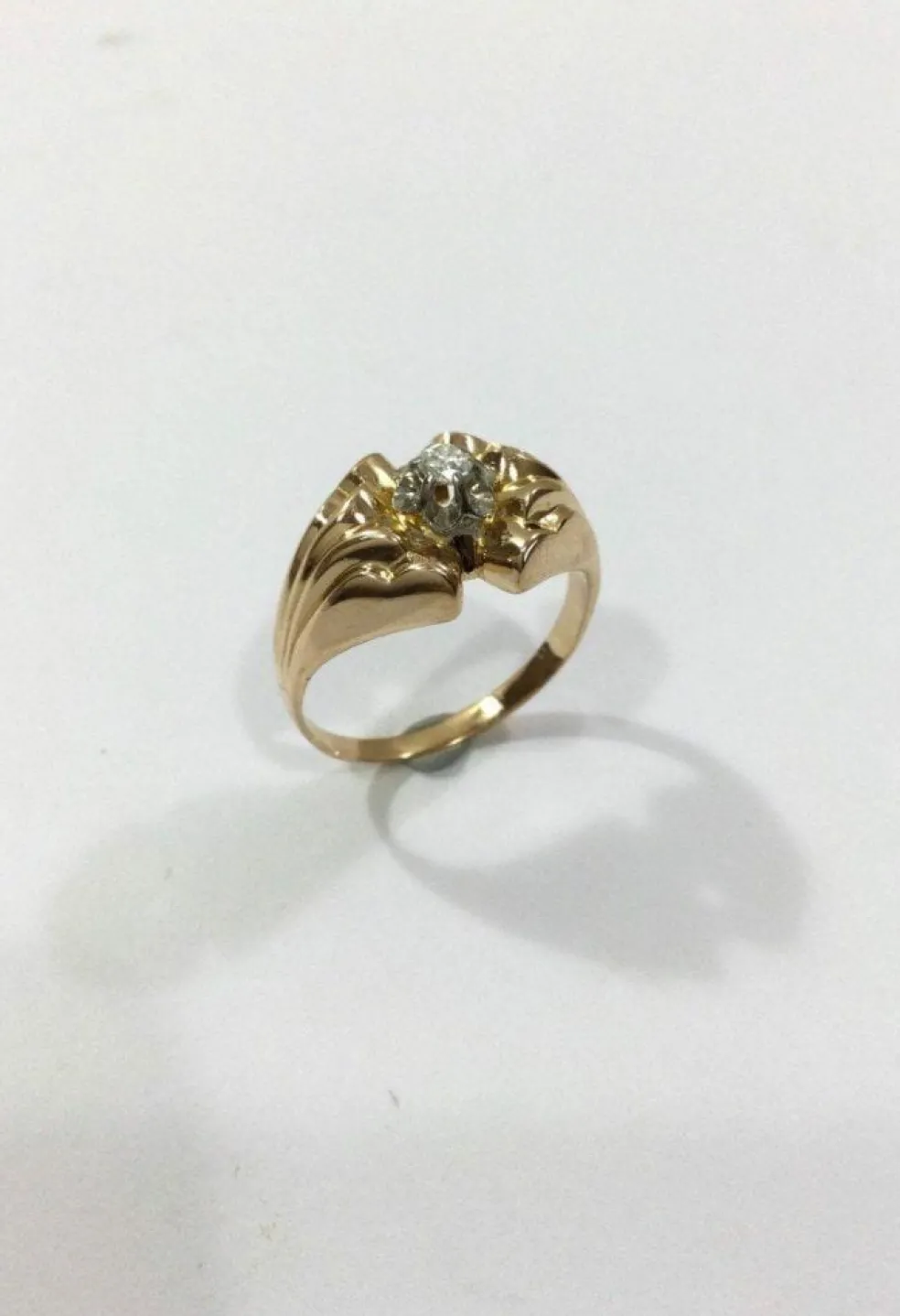 Bague Or Rose Diamant
