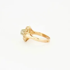 Bague or rose diamant