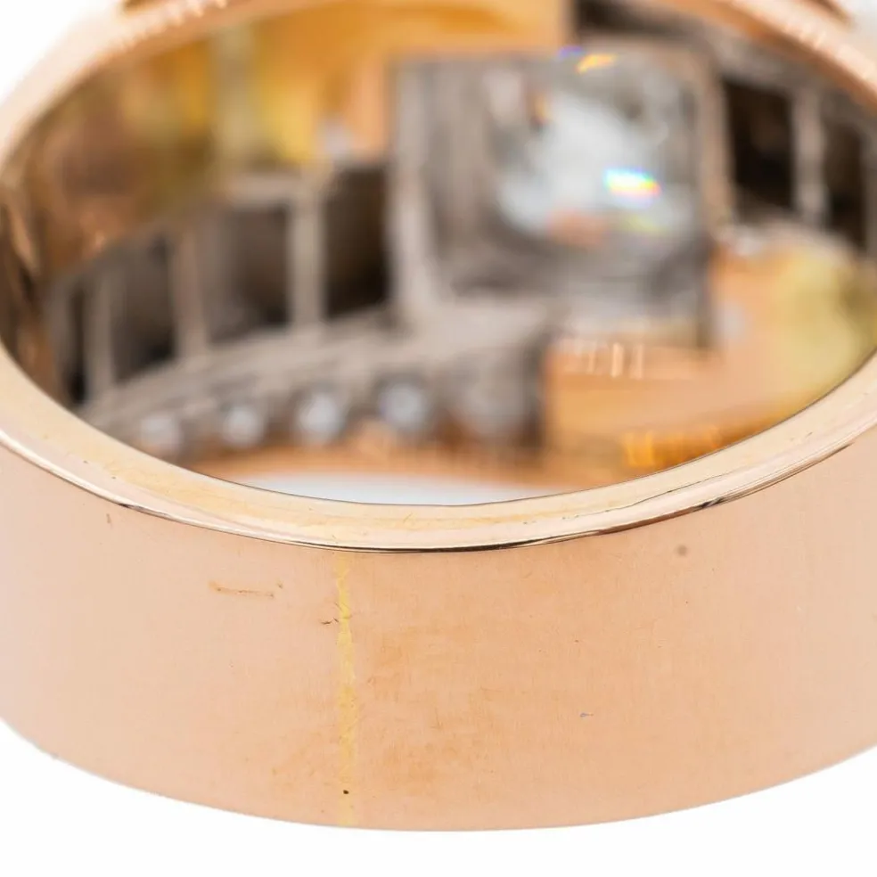 Bague Or rose Diamant