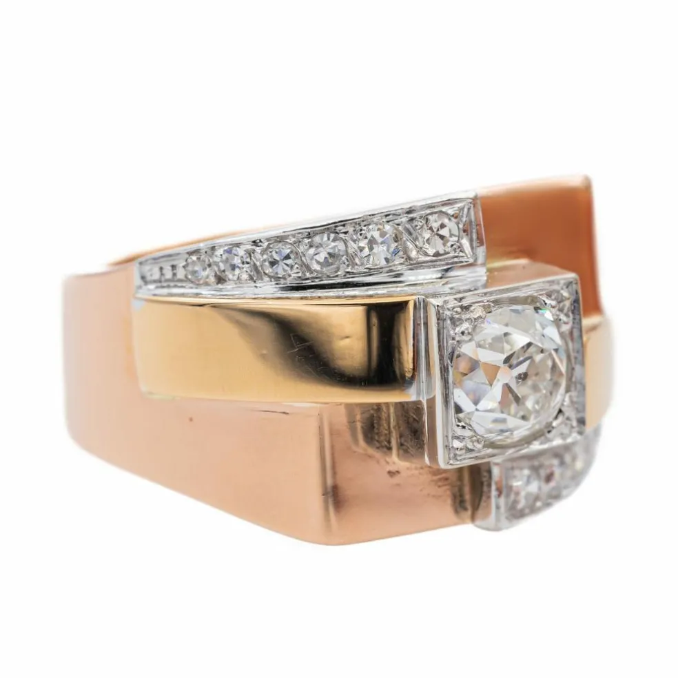 Bague Or rose Diamant