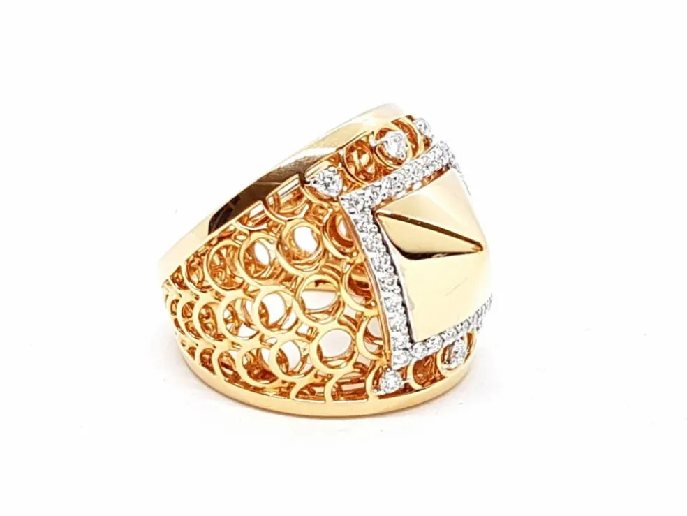 Bague Or rose Diamant