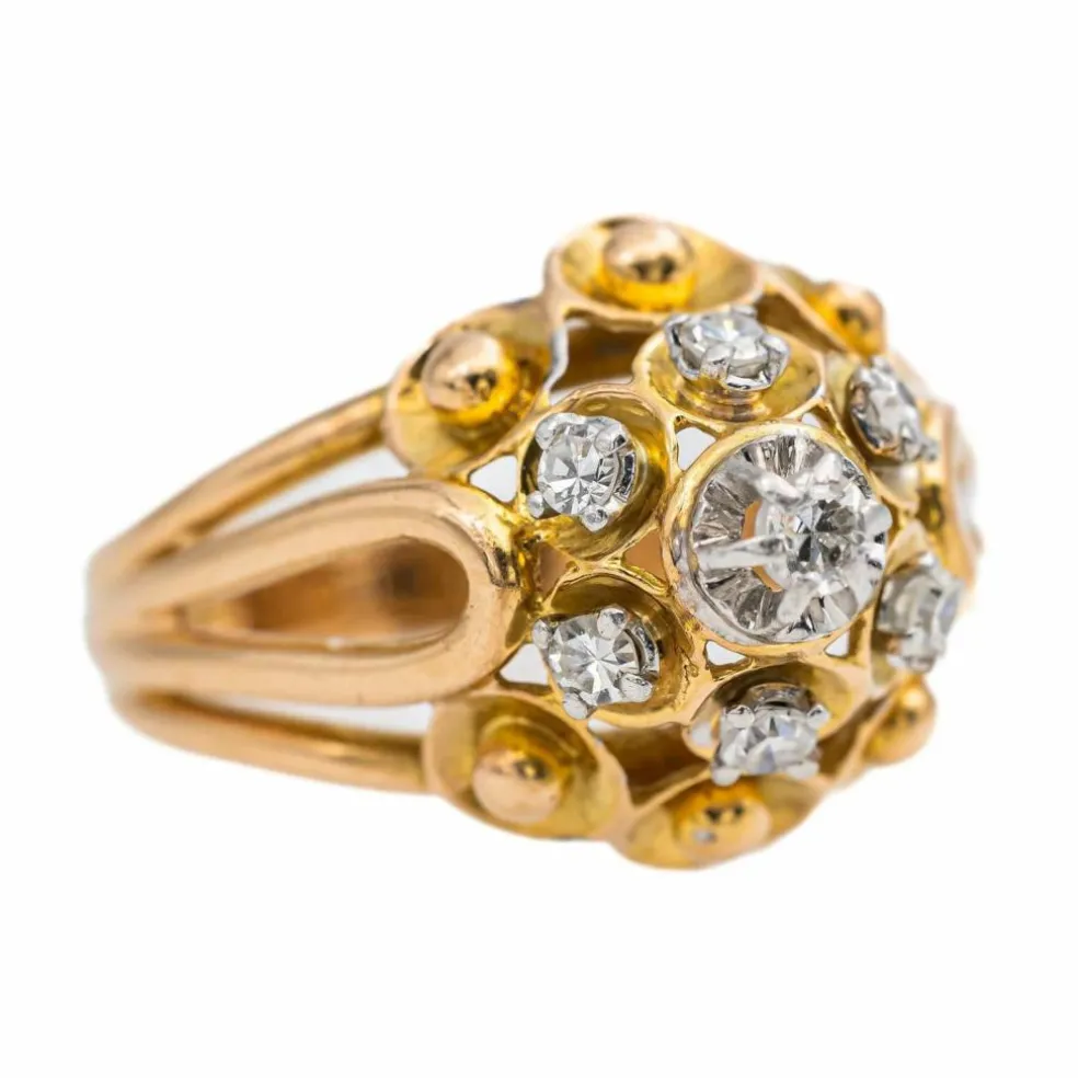 Bague Or rose Diamant