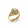 Bague or rose et diamant
