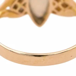 Bague Or rose Opale, Diamant