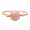 Bague Or rose Rhodochrosite