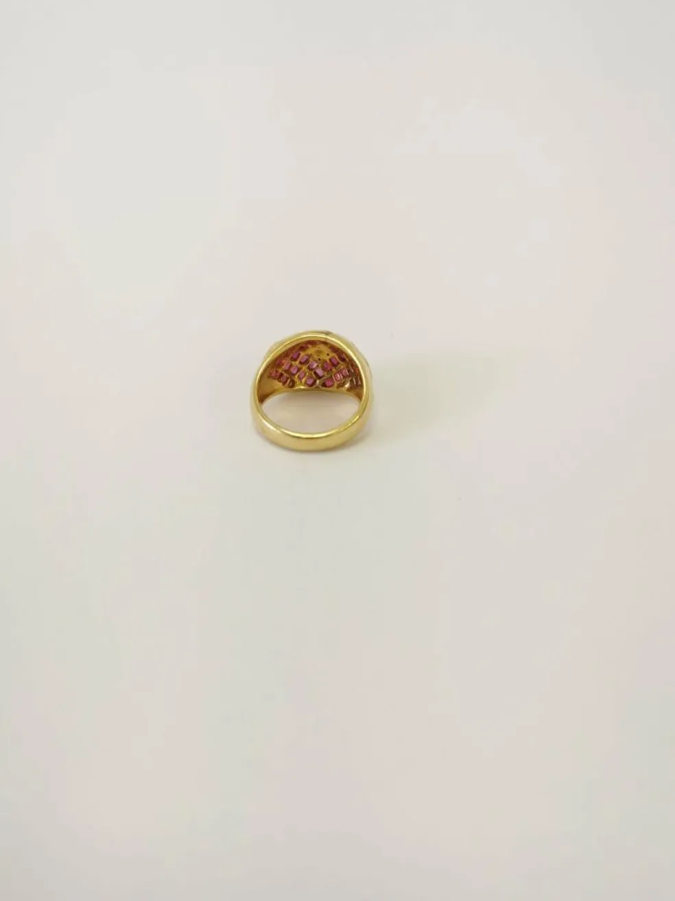 Bague Or Rubis & Diamant