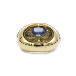 Bague Or, Saphir & Diamants