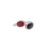 Bague ouverte Corindons