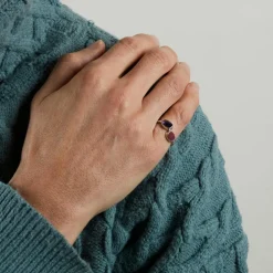 Bague ouverte Corindons